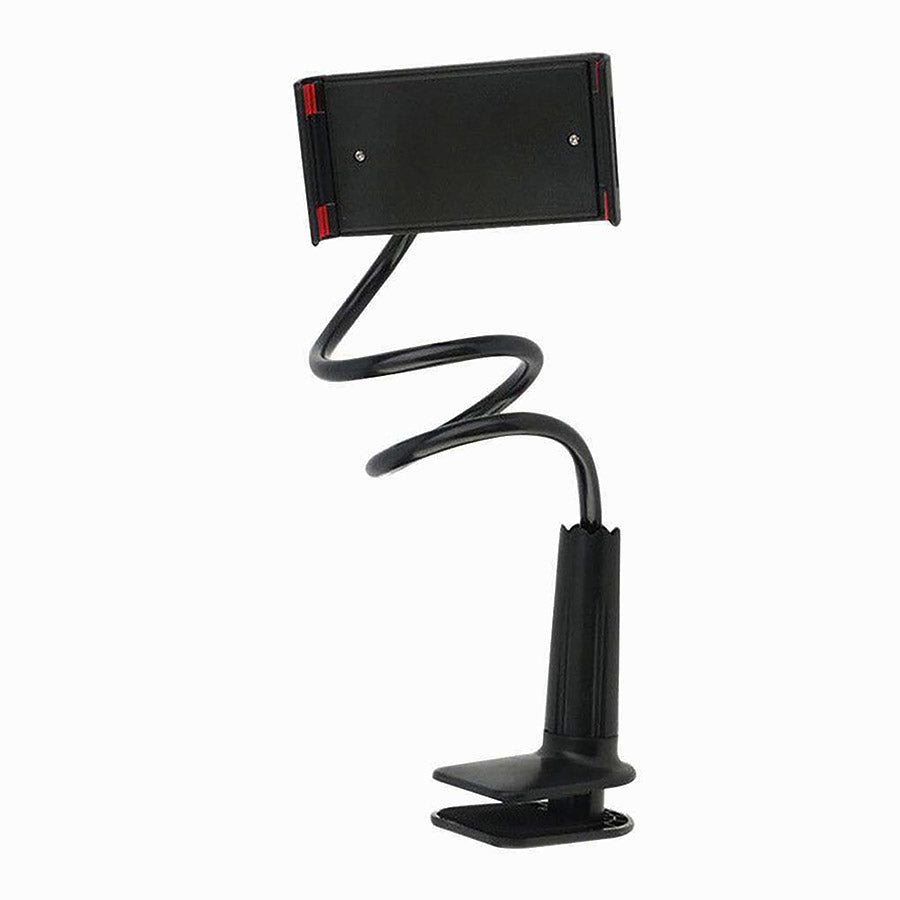 Support flexible de table pour téléphone intelligent et tablette - Noir