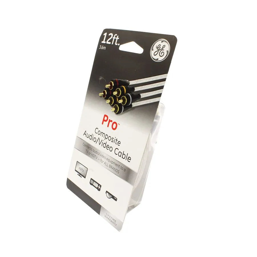 Câble RCA Audio/Vidéo mâle à mâle - 3.6m