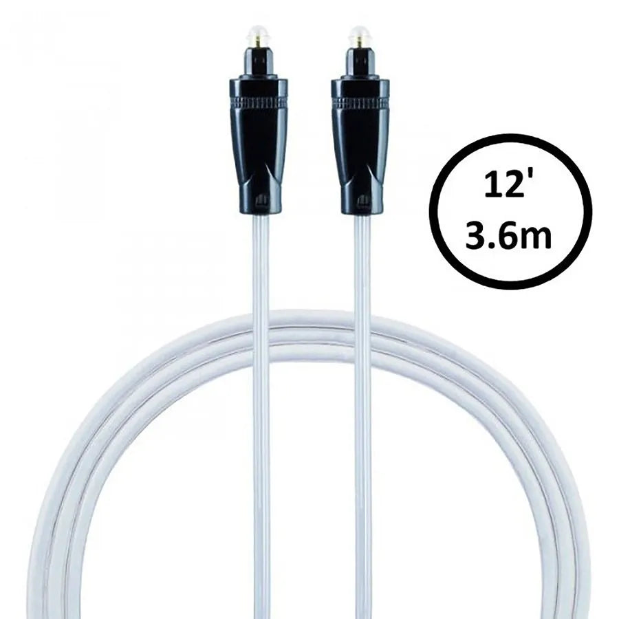 Câble à fibre optique numérique Toslink - 3.6m