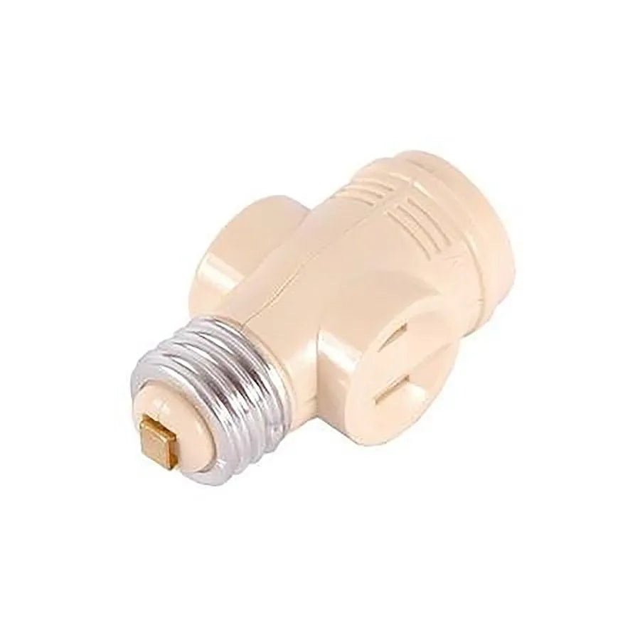 Douille pour ampoule avec 2 prises intégrées - 125V - 660W - E26