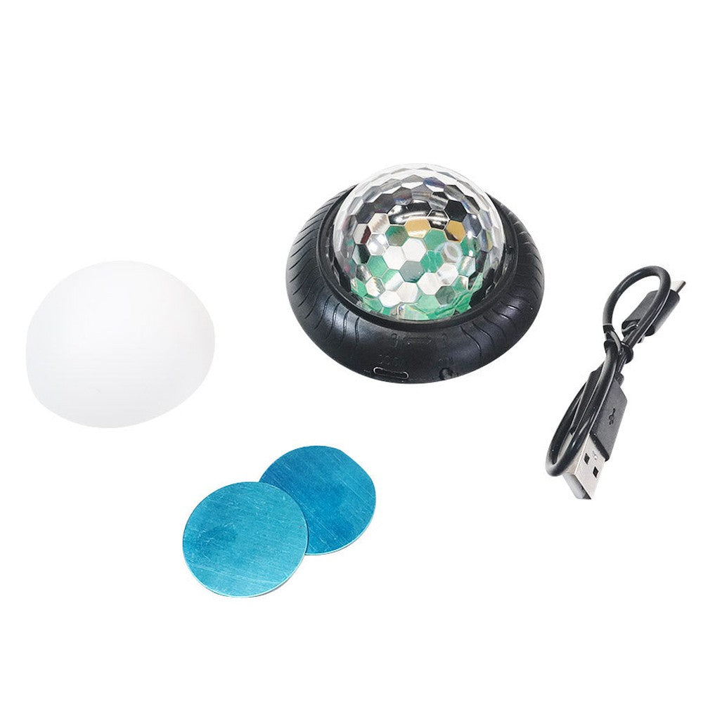 Mini projecteur rechargeable à effets de lumières disco RVB, veilleuse et mode actif sonore