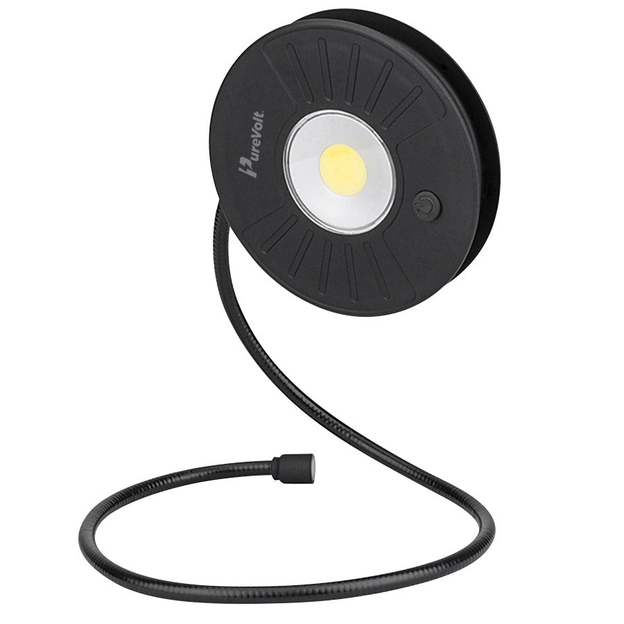 Lampe DEL COB magnétique avec col flexible