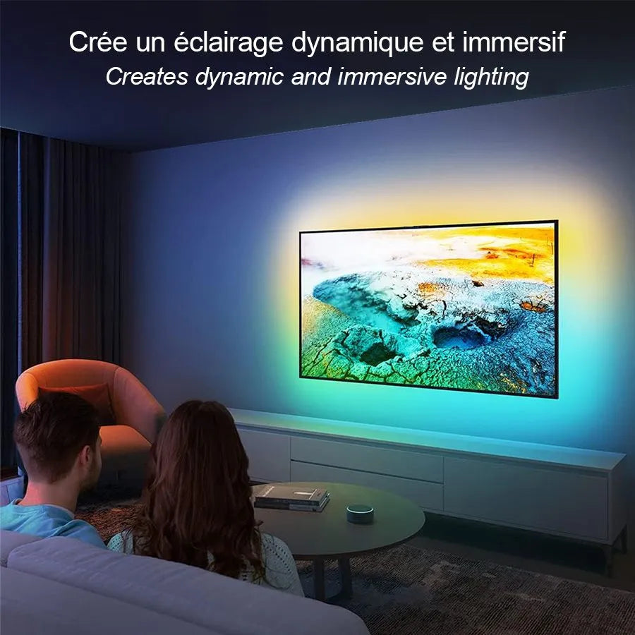 Smart Immersive LED Backlight with Video Sync Box for TV