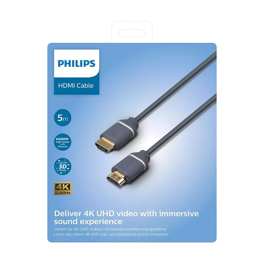 Câble HDMI 2.0 haute vitesse avec liaison Ethernet - 4K UHD - 5 m