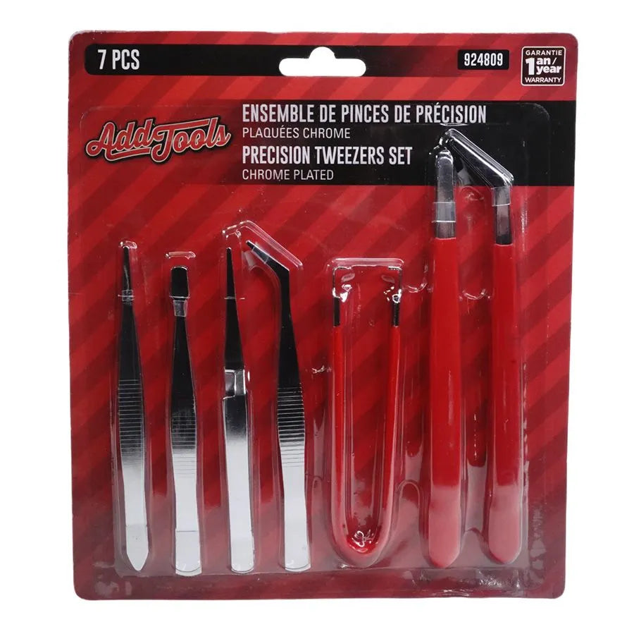 Ensemble de pincettes de précision - 7 pièces