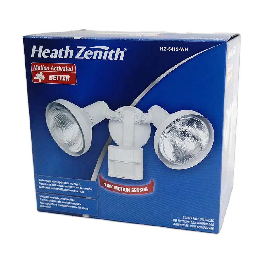 Lumière de sécurité extérieure à détecteur de mouvement - 120V - Blanc