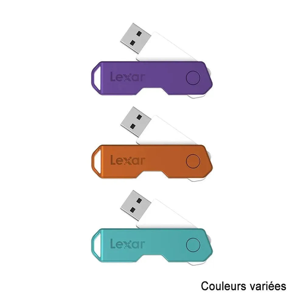 Clé USB 2.0 LEXAR TwistTurn2 - 32 Go - Couleurs variées