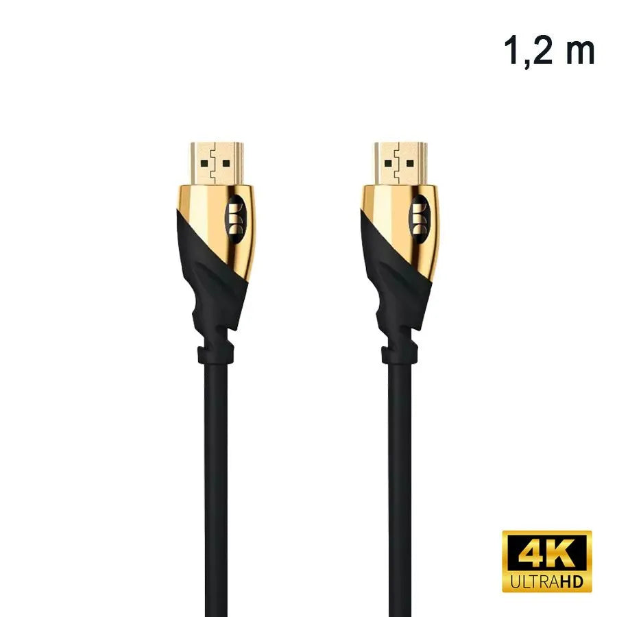 Câble HDMI 4K mâle à mâle MONSTER UHD Gold - 21.0 Gb/s - 1,2 m
