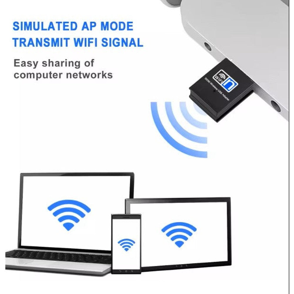 Adaptateur WiFi USB ultra-rapide 300 Mbps