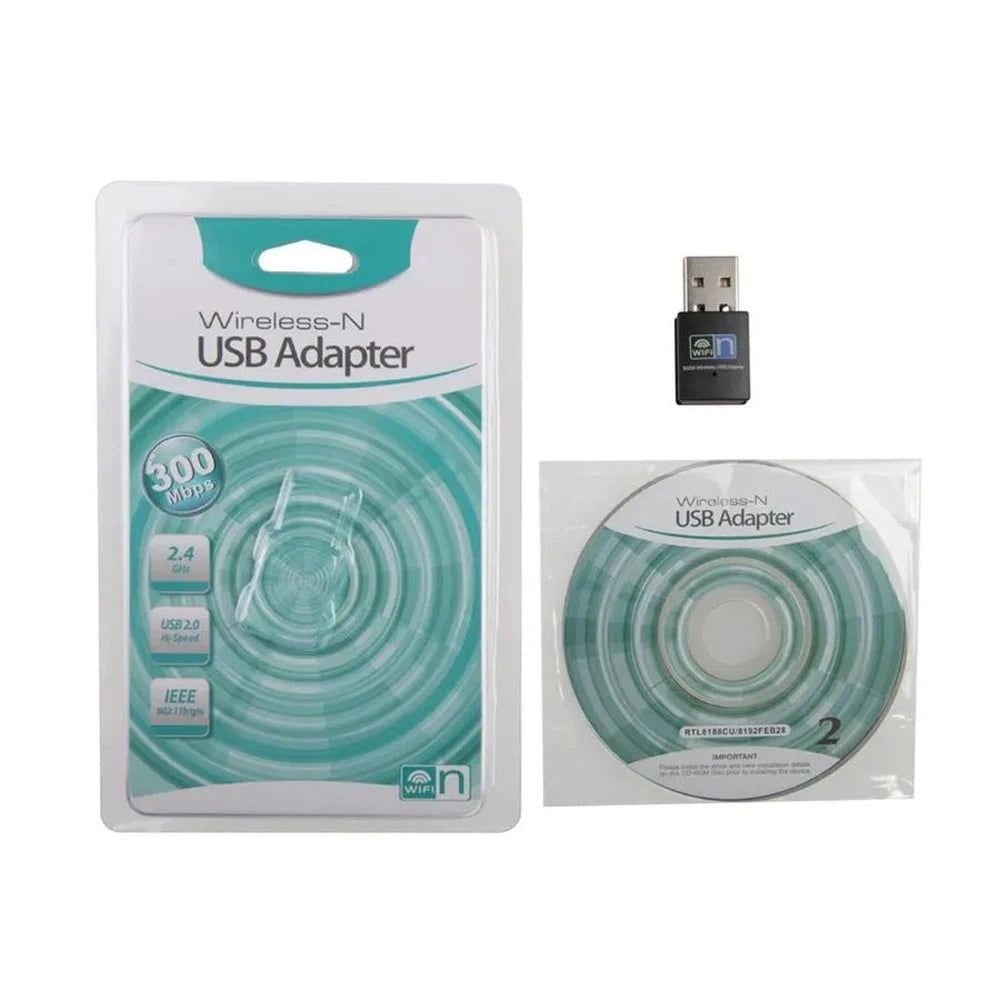 Adaptateur WiFi USB ultra-rapide 300 Mbps