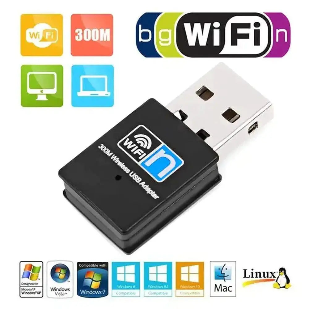 Adaptateur WiFi USB ultra-rapide 300 Mbps