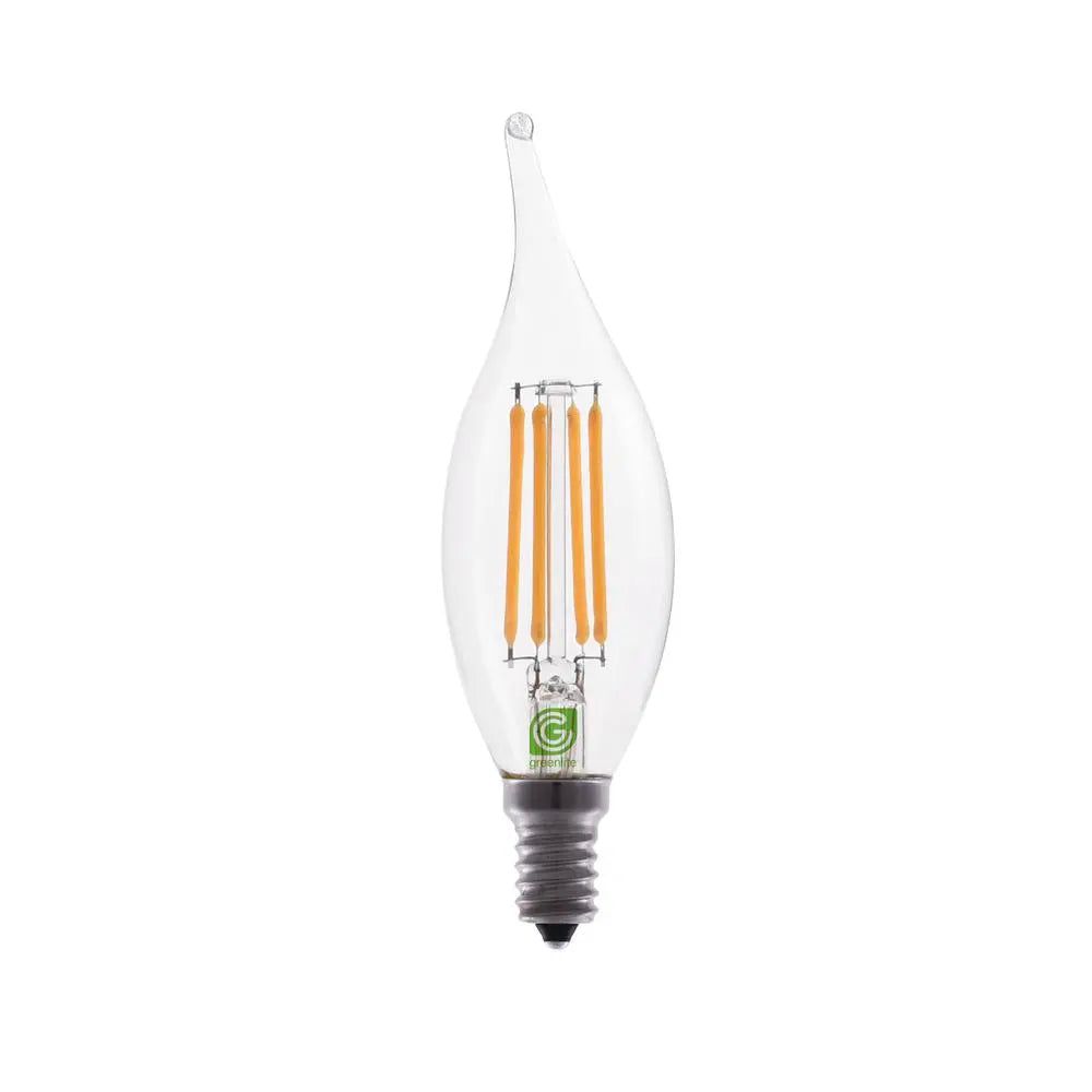 Ampoule LED à filament B10 graduelle 4W 2700K flame