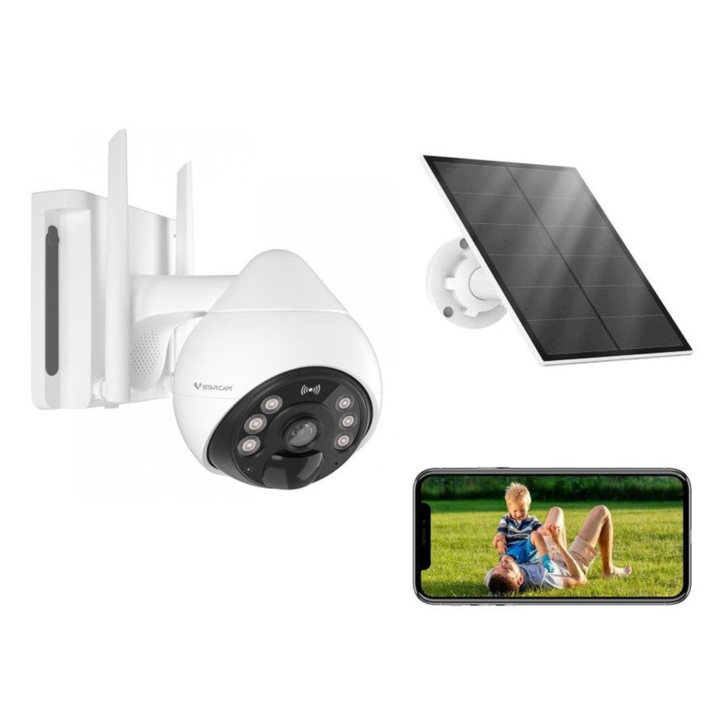 Caméra intelligente IP HD 1080P VStarcam CB69-TZ avec panneau solaire