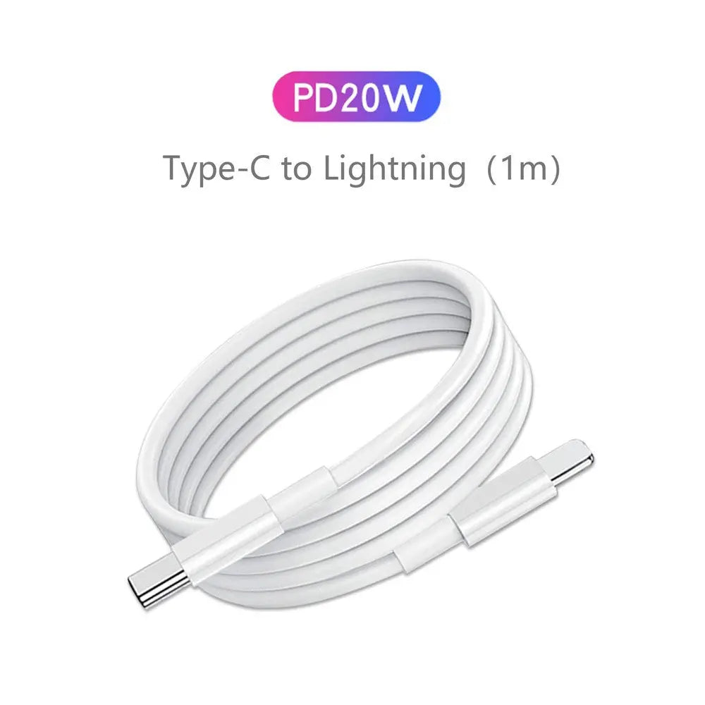 Câble USB-C à Lightning PD20W 1 mètre à charge rapide