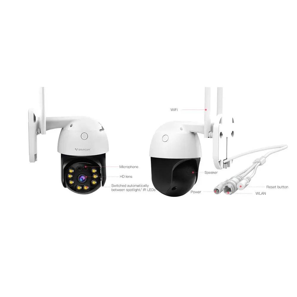Caméra de sécurité intelligente HD 1080P 3MP - VStarcam CS64Q