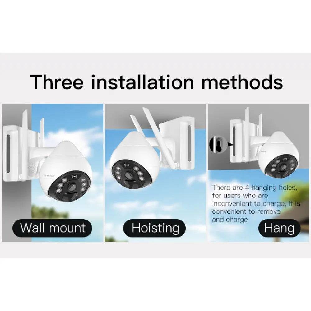 Caméra de surveillance solaire intelligente HD 1080P - VStarcam CB69-TZ