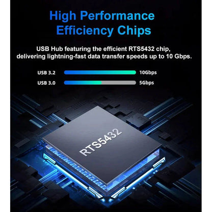 Concentrateur 4 en 1 USB-C vers USB-C 3.2 10 Gbit/s