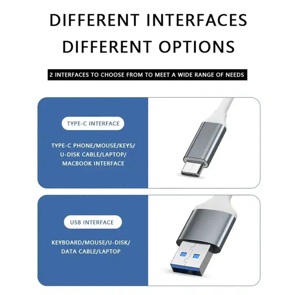 Concentrateur USB-C 3.0 4 en 1 en Aluminium