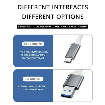 Concentrateur USB-C 3.0 4 en 1 en Aluminium