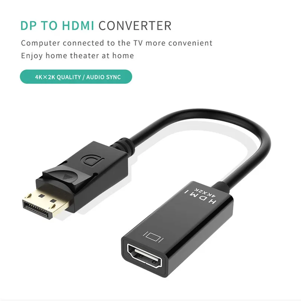 Câble adaptateur Displayport vers HDMI 4K