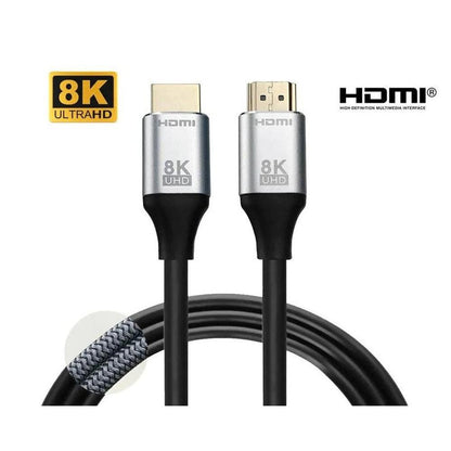 Câble HDMI® 2.1 en nylon tressé 8K Ultra HD 48Gbps HDR 3D