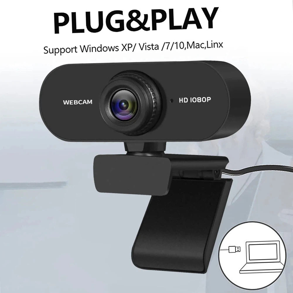 Webcam HD1080P 2MP plug & play