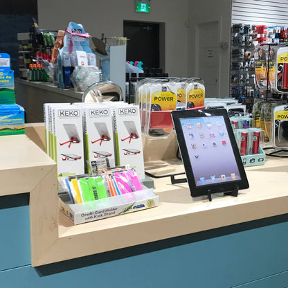 KEKO Universal Tablet Stand - Assorted with countertop tray