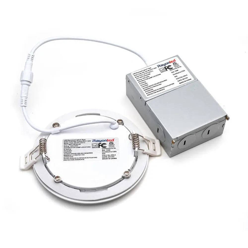 Panneau Slim LED 4 pouces 9W à température variable et dimmable