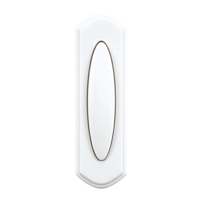 Sonnette Sans Fil à Piles - Blanc Brillant - Portée 100 ft - Compatible Heath Zenith