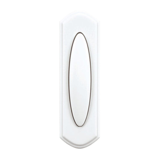 Sonnette Sans Fil à Piles - Blanc Brillant - Portée 100 ft - Compatible Heath Zenith
