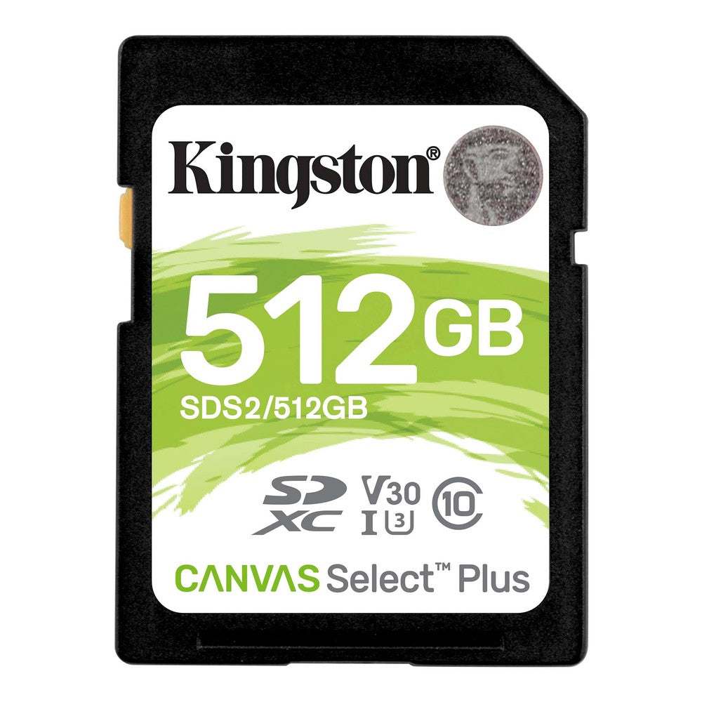 Carte SD Kingston Canvas Select Plus 512Go