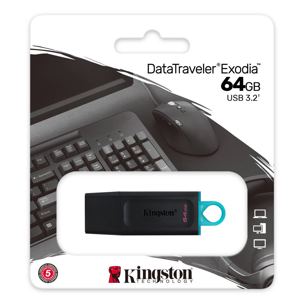 Clé USB Kingston DataTraveler® Exodia 64Go USB 3.2