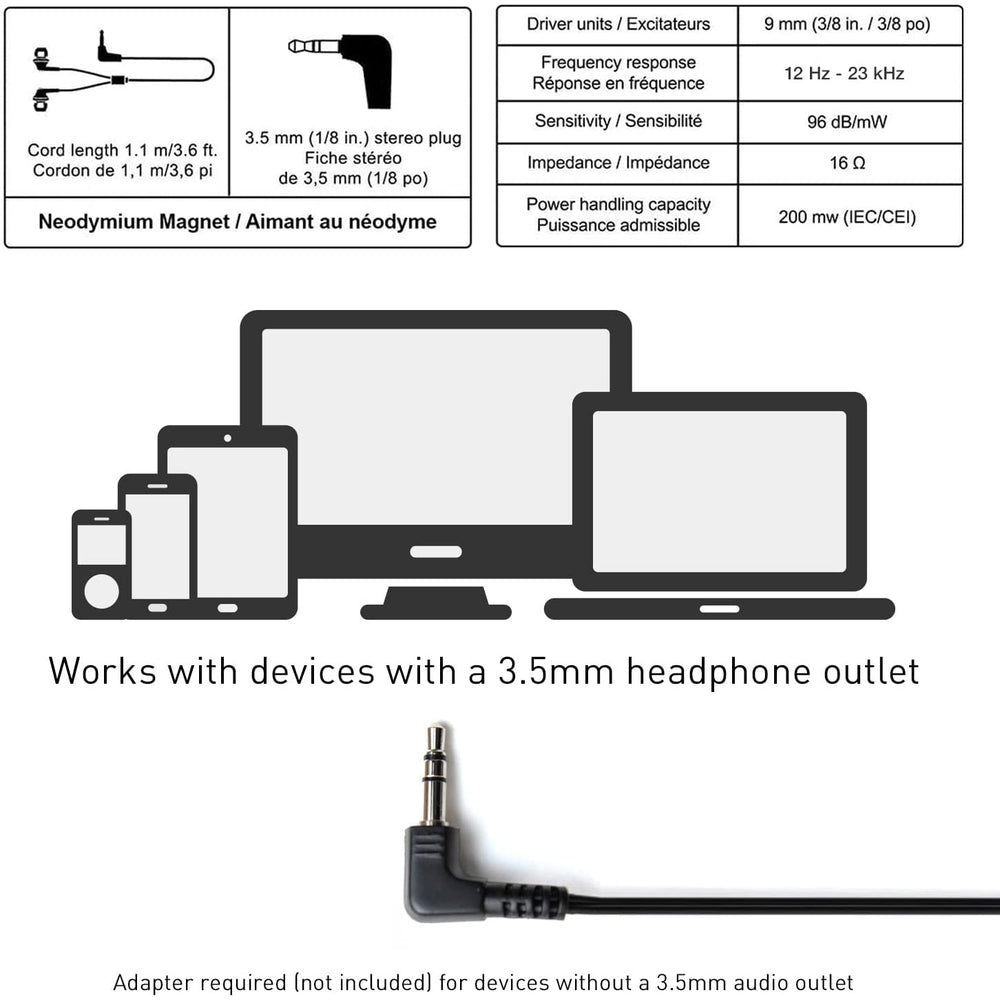 Panasonic Écouteurs intraauriculaires